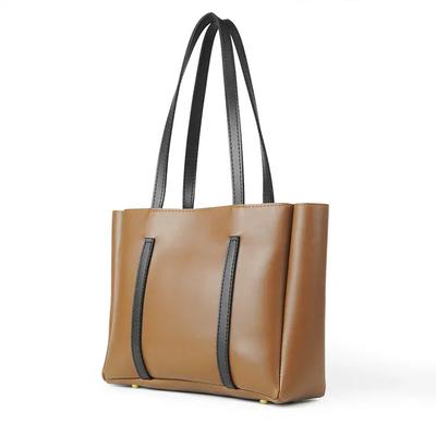 Girl's PU Leather Plain Tote Bags