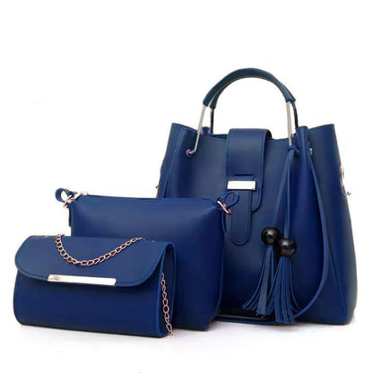 Women's Leather Plain Hand Bag