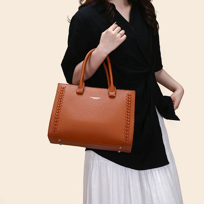 High Quality Women PU Leather Handbags Fashion Ladies 3 Pieces Set Shoulder Messenger Bags Casual Female New Tote Shopping Bag