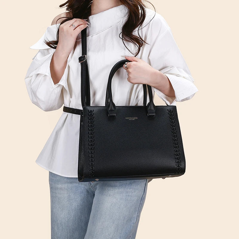 High Quality Women PU Leather Handbags Fashion Ladies 3 Pieces Set Shoulder Messenger Bags Casual Female New Tote Shopping Bag